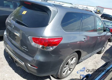 2016 Nissan Pathfinder Platinum from USA, damaged, VIN 5N1AR2MM9GC659265
